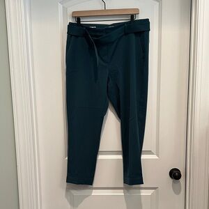 LOFT Teal Belted Pants 12P